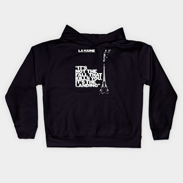 La Haine Movie Kids Hoodie by Chairrera